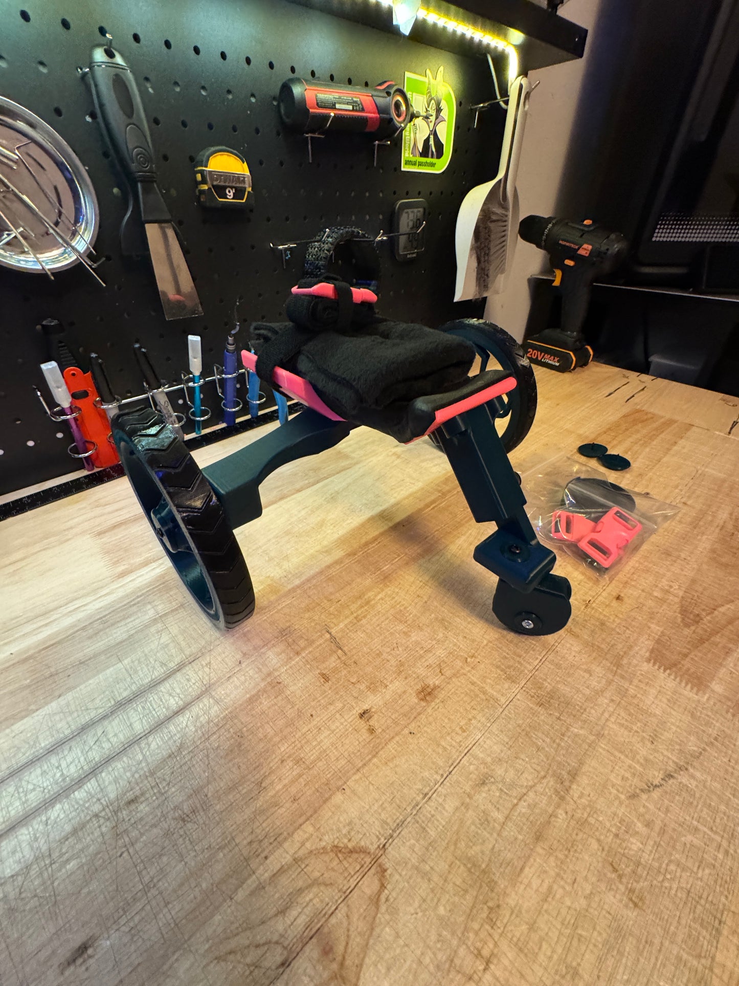 Dog Wheelchair for Front Legs V3 (The Tripod)