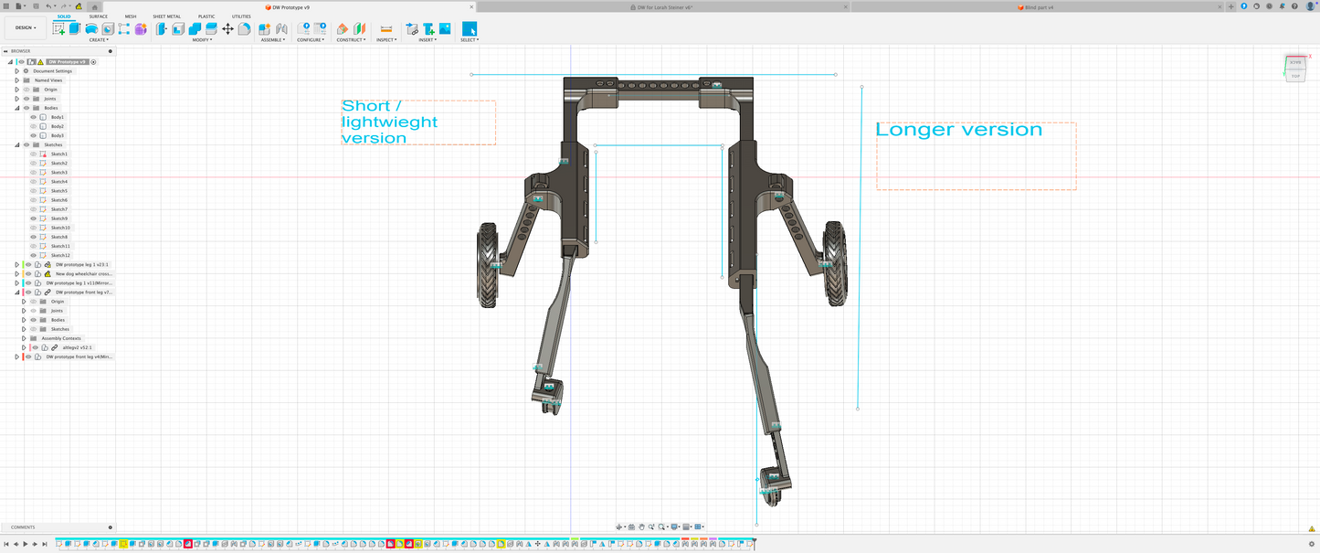 Custom wheelchair