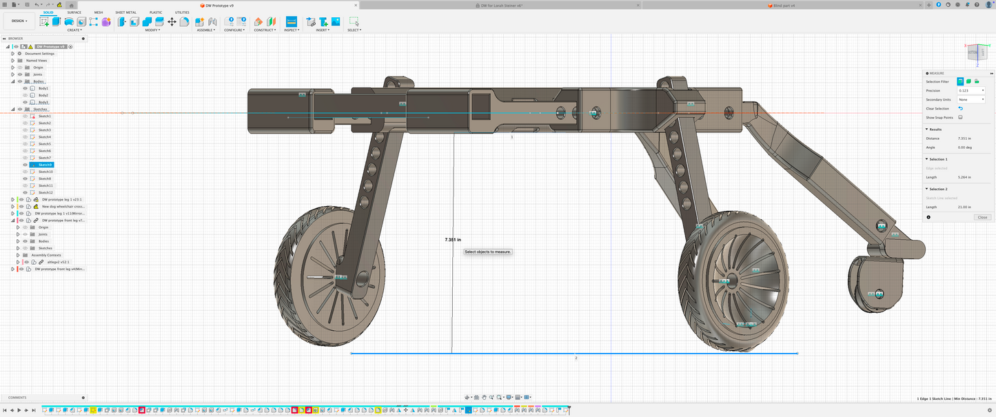 Custom wheelchair