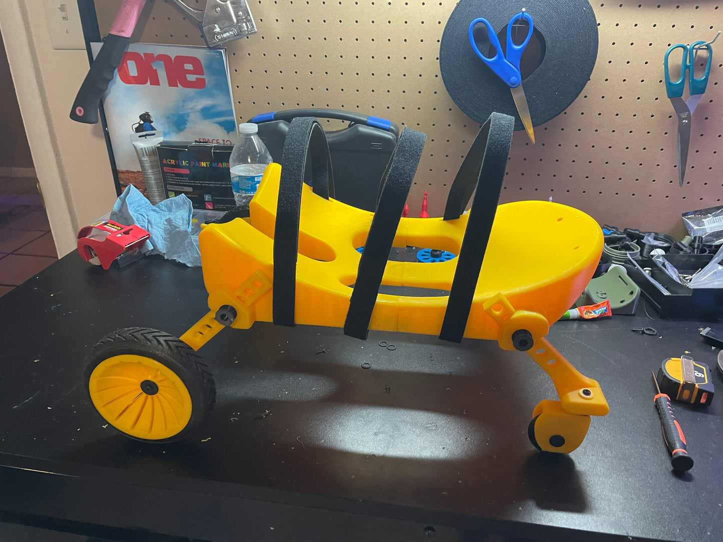 Ducky’s wheelchair