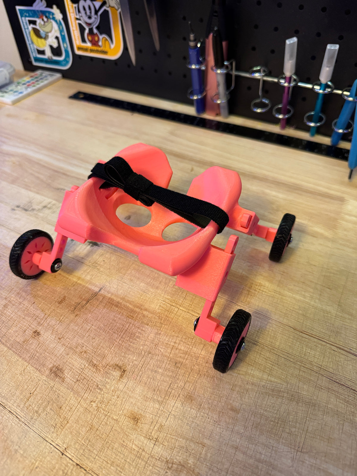 Tiny bird wheelchair